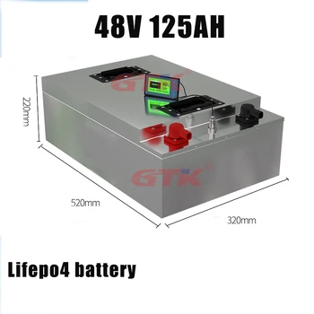 48V 200AH LIFEPO4 аккумулятор BMS 48V 180AH литиевая батарея 400AH, используемая для легкого хранения солнечной энергии RV инвертор гольф-кар кемпинг