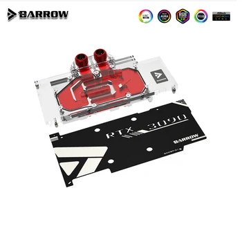 Блок графического процессора Barrow для охладителя видеокарты GALAX/GAINWARD RTX 3090/3080 Ti, 5V ARGB 3PIN AURA SYNC