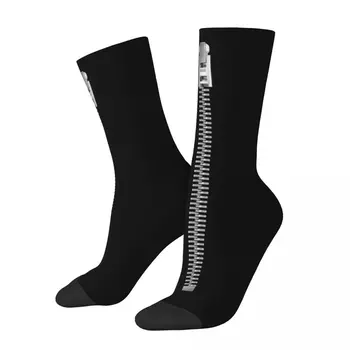 Графический Винтажный чулок с застежкой-молнией R92, ЛУЧШИЕ компрессионные носки, Юмор
