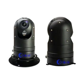 Черная Автомобильная Камера Видеонаблюдения Инфракрасный ИК 60 м Ночного Видения с 20-кратным Оптическим Зумом Открытый Робот, Установленный В Автомобиле, AHD PTZ-Камера